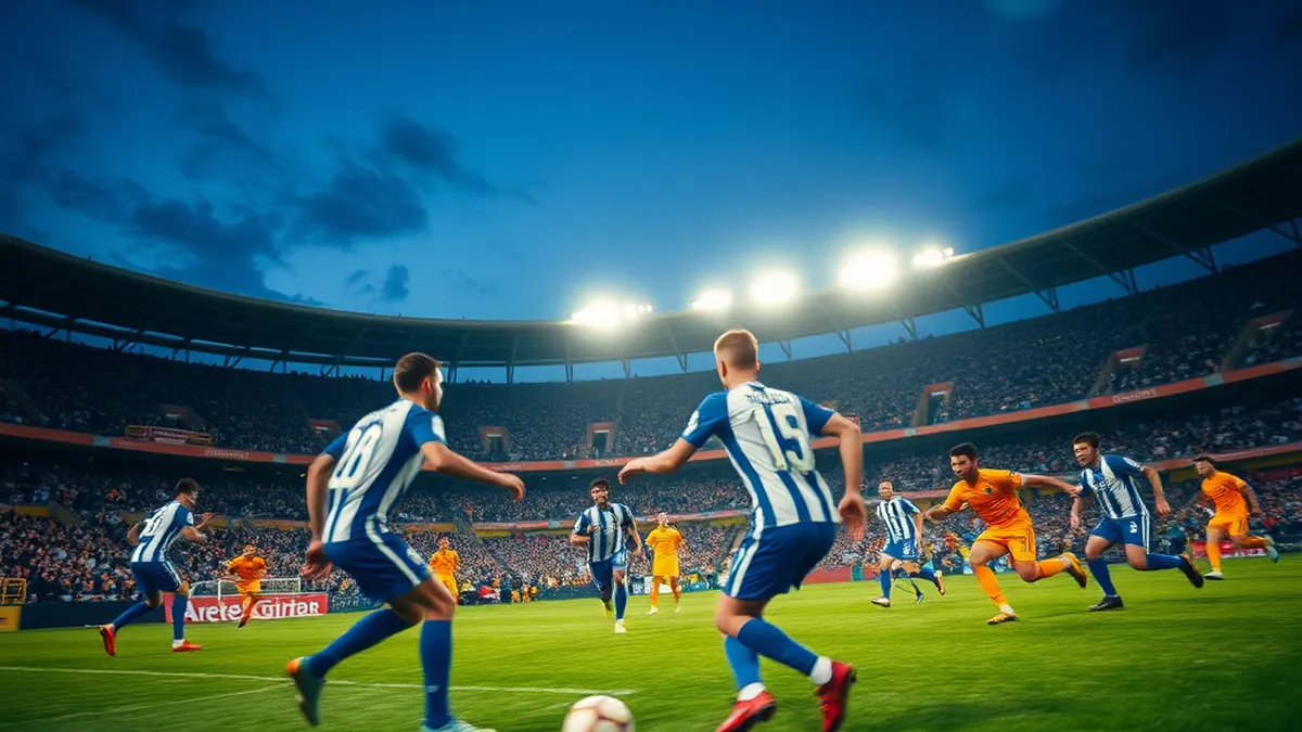 Deportivo La Coruna wins against FC Andorra in LaLiga HyperMotion